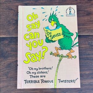 ⭐️⭐️PICK 5 / $20 Dr. Seuss 'Oh Say Can You Say?' Book